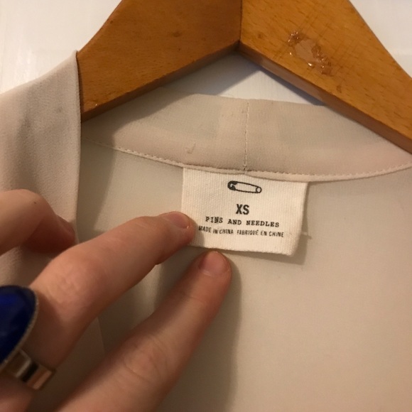 Pins and Needles Tie Front Blouse - Picture 2 of 4